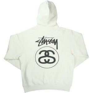 STUSSY ステューシー 25FW STOCK LINK HOODIE PIGMENT DYED NATURAL パーカー 白 Size 【M】 【新古品・未使用品】 20826804
