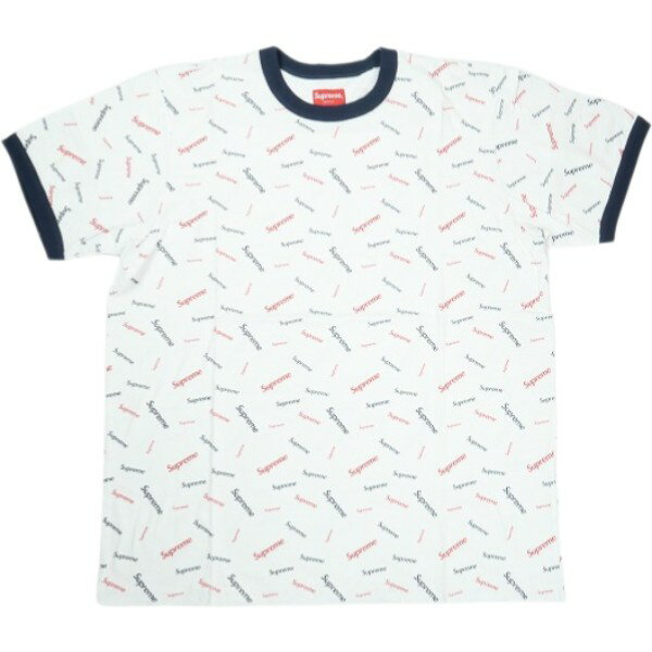 樂天商城 - SUPREME シュプリーム 18AW Scatter Ringer Tee White Tシャツ 白 Size 【L】 【新古品・未使用品】 20838873