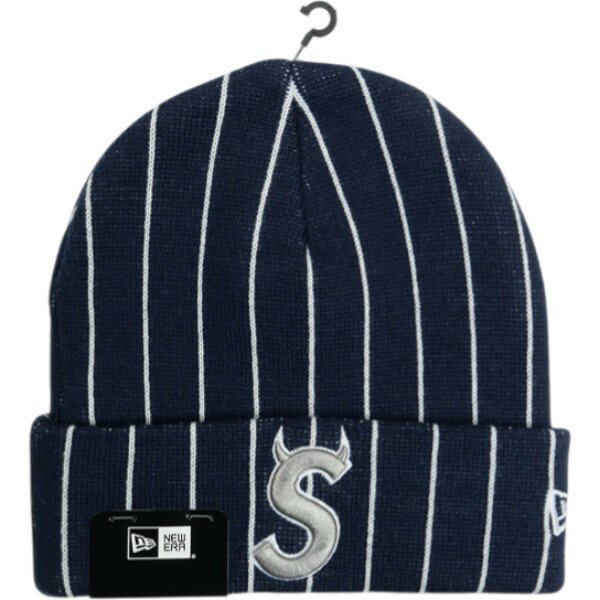樂天商城 - SUPREME シュプリーム 26SS New Era Devil S Logo Beanie Stripe Sロゴビーニー 紺 Size 【フリー】 【新古品・未使用品】 20839287