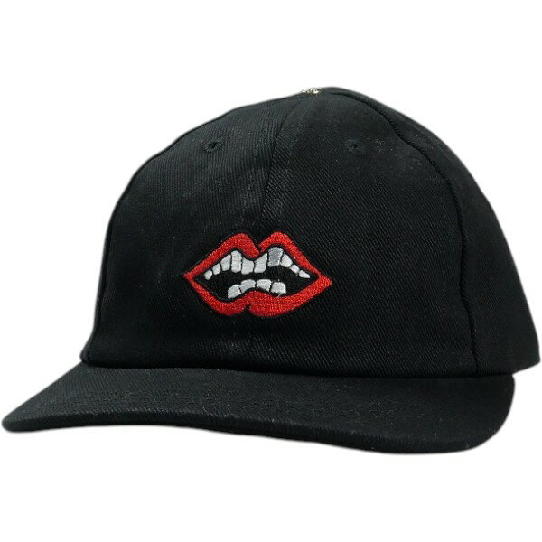 CHROME HEARTS クロム・ハーツ MATTY BOY Chomper Leather Strapback Hat Black キャップ 黒 Size 【フリー】 【新古品・未使用品】 30007656