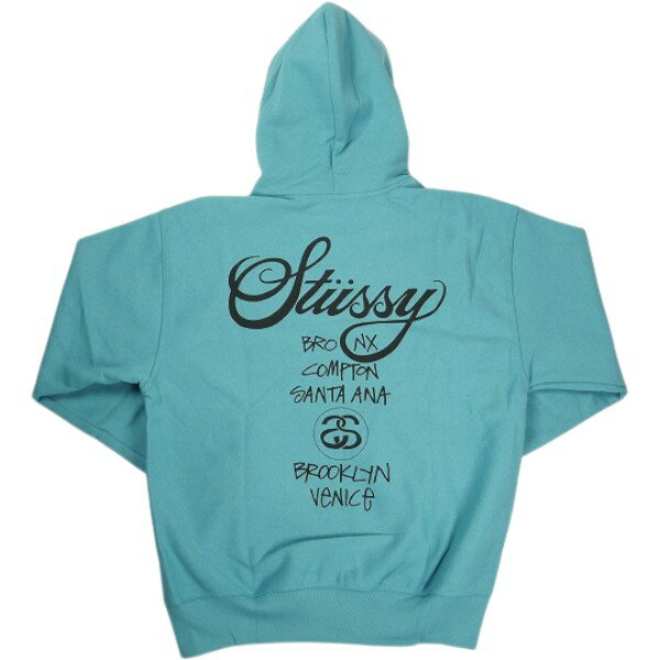 乐天商城 - STUSSY ステューシー 26SS WORLD TOUR HOOD OCEAN パーカー エメラルド Size 【S】 【新古品・未使用品】 30008576