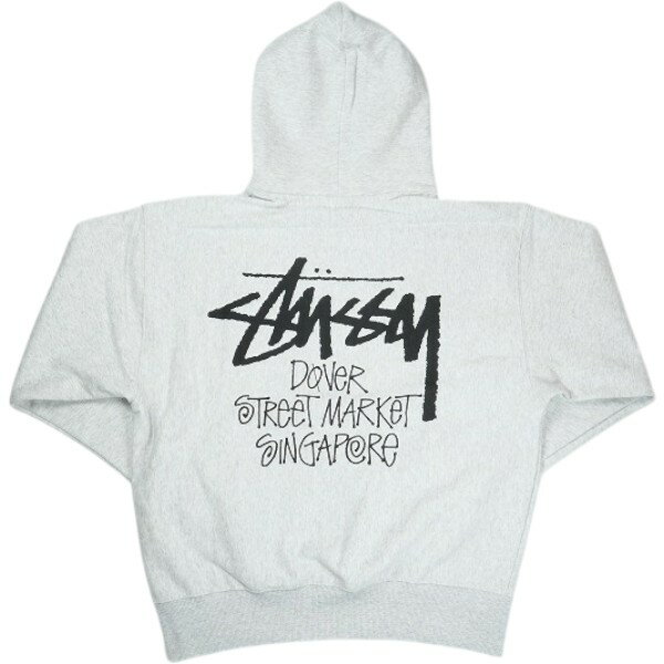 樂天商城 - STUSSY ステューシー ×DOVER STREET MARKET STOCK DSM SINGAPORE HOODIE ASH GRAY パーカー 灰 Size 【L】 【新古品・未使用品】 20839187