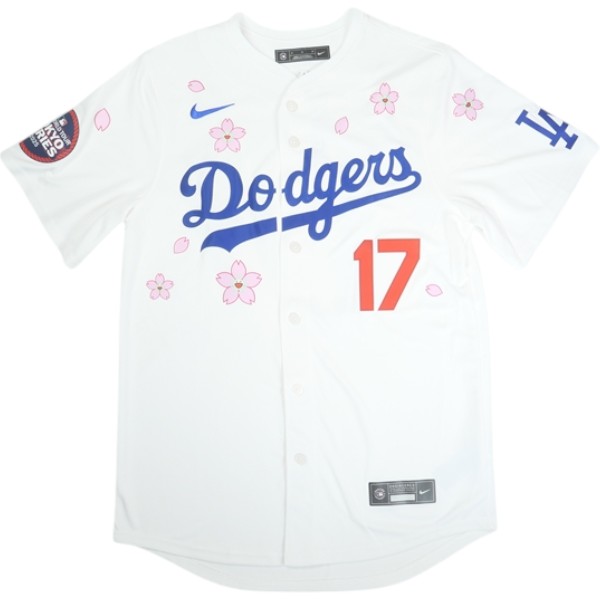 乐天商城 - 村上隆 ムラカミタカシ ×MLB World Tour Tokyo Series 2025 Dodgers Kanji Ohtani Jersey 大谷翔平ユニフォーム 白 Size 【S】 【新古品・未使用品】 30008367