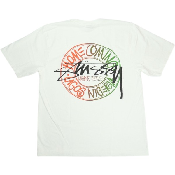 乐天商城 - STUSSY ステューシー ×HOMECOMING BUANA PIG DYED TEE WHITE Tシャツ 白 Size 【L】 【新古品・未使用品】 30008567