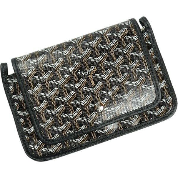 GOYARD ゴヤール PORTEFEUILLE POCHETTE PLU BLACK プリュメ ポーチウォレット 黒 Size   30008772