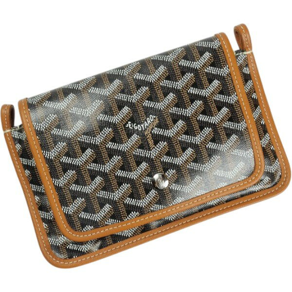 GOYARD ゴヤール PORTEFEUILLE POCHETTE PLU BROWN プリュメ ポーチウォレット 茶 Size   30008776