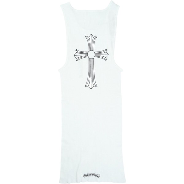 乐天商城 - CHROME HEARTS クロム・ハーツ T-BAR CROSS RIB TANK TOP WHITE タンクトップ 白 Size 【M】 【新古品・未使用品】 30009516