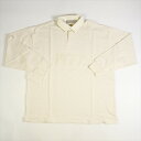Fear of God フィアーオブゴッド ESSENTIALS1977 LS POLO Egg shell ポロ長袖シャツ クリーム Size 【S】 【新古品・未使用品】 20759775