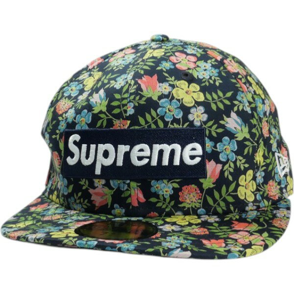 乐天商城 - SUPREME シュプリーム 13SS Liberty Floral Box Logo New Era Navy ニューエラキャップ 紺 Size 【7　5/8(XL)】 【中古品-ほぼ新品】 20838969