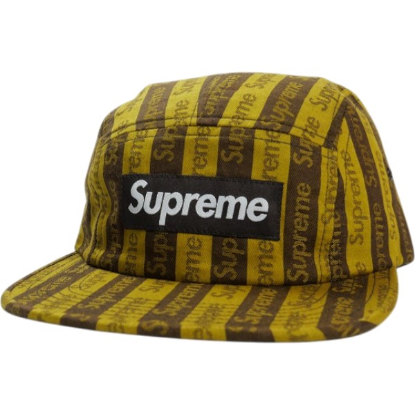 SUPREME シュプリーム 14AW Jacquard Logo Camp Cap Brown キャンプキャップ 茶 Size 【フリー】 【新古品・未使用品】 20838977
