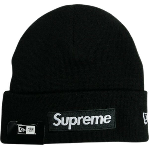 運動帽 - SUPREME シュプリーム ×New Era 25FW Box Logo Beanie Black ボックスロゴビーニー 黒 Size 【フリー】 【中古品-ほぼ新品】 20839266