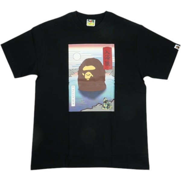 樂天商城 - A BATHING APE ア ベイシング エイプ 26SS JAPAN SOUVENIR TEE #2 BLACK 日本限定Tシャツ 黒 Size 【L】 【新古品・未使用品】 20840912