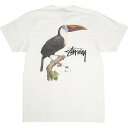 STUSSY ステューシー 24SS TOUCAN TEE WHITE Tシャツ 白 Size 【M】 【新古品・未使用品】 20802534(4)