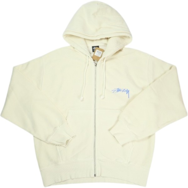 乐天商城 - STUSSY ステューシー 26SS SKATE STACK ZIP HOODIE PIGMENT DYED Bone ジップパーカー 白 Size 【M】 【新古品・未使用品】 20839480