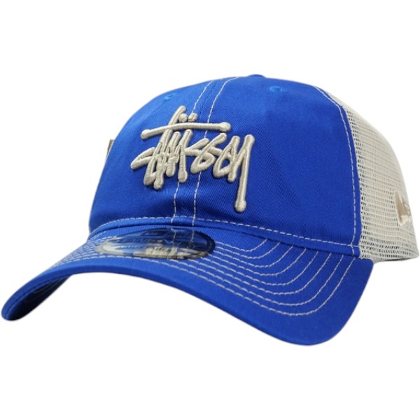 STUSSY 青 メッシュキャップ ビッグ4 楽天市場】ステューシー STUSSY キャップ 帽子 Big 4 Trucker Cap