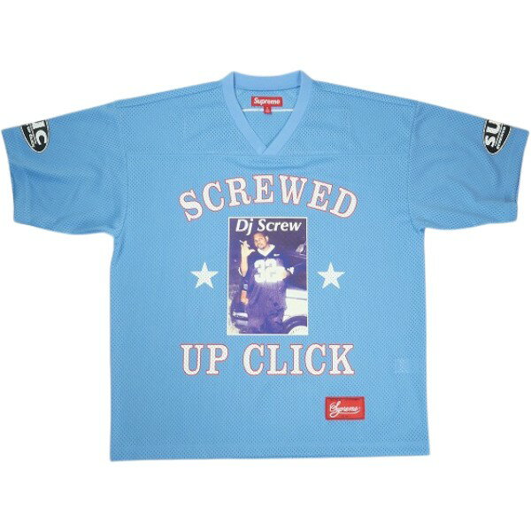 樂天商城 - SUPREME シュプリーム ×DJ Screw 26SS Football Jersey Light Blue フットボールジャージ 水色 Size 【M】 【新古品・未使用品】 20840483