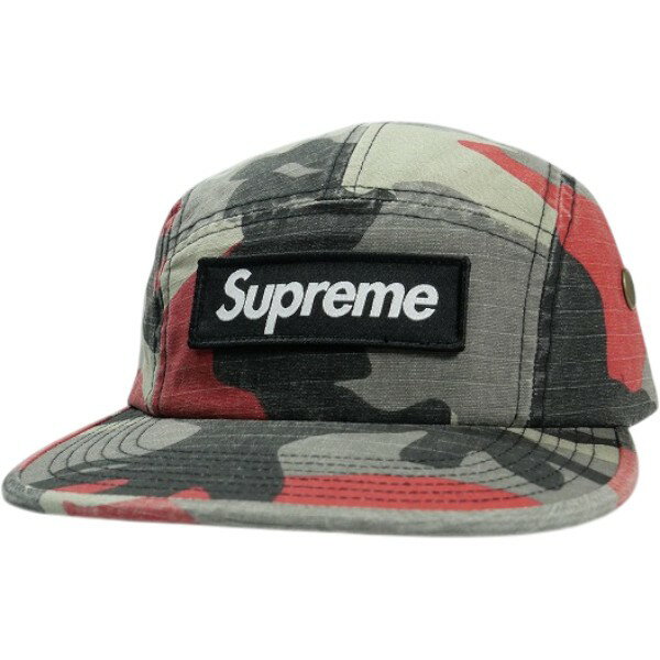 乐天商城 - SUPREME シュプリーム 26SS Military Camp Cap Red Camo キャンプキャップ 黒赤 Size 【フリー】 【新古品・未使用品】 20840521