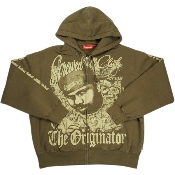 樂天商城 - SUPREME シュプリーム ×DJ Screw 26SS Zip Up Hooded Sweatshirt Dusty Brown ジップパーカー 茶 Size 【S】 【新古品・未使用品】 20840598