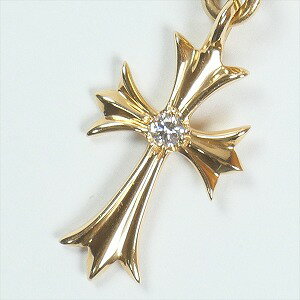 CHROME HEARTS �����ࡦ�ϡ��� 1 BALL TINY CH CROSS CHARM GOLD/DAIMOND �ڥ����ȥȥå� �� Size �ڥե꡼�� �ڿ����ʡ�̤�����ʡ� 20820688