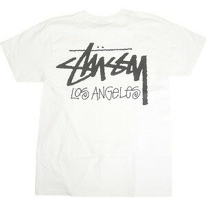 STUSSY ステューシー STOCK LOS ANGELES TEE WHITE LA限定Tシャツ 白 Size 【XXL】 【新古品・未使用品】 20828397