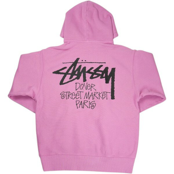 乐天商城 - STUSSY ステューシー ×DOVER STREET MARKET STOCK DSM PARIS HOODIE PINK パーカー ピンク Size 【L】 【新古品・未使用品】 30008731