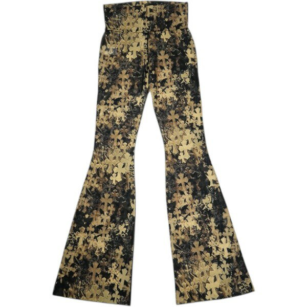 乐天商城 - CHROME HEARTS クロム・ハーツ All OVER CROSS PRINTED FLARE PANT パンツ マルチ Size 【レディースS】 【新古品・未使用品】 30008961