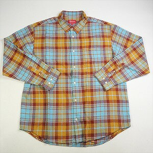 SUPREME シュプリーム 22AW Plaid Flannel Flannel 長袖シャツ オレンジ Size   20775538