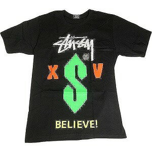 STUSSY ステューシー BELIEVE TEE BLACK Tシャツ 黒 Size 【M】 【新古品・未使用品】 20813096