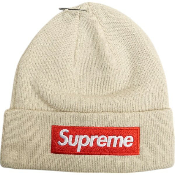 乐天商城 - SUPREME シュプリーム 24AW New Era Box Logo Beanie Stone ボックスロゴビーニー クリーム Size 【フリー】 【新古品・未使用品】 20840164