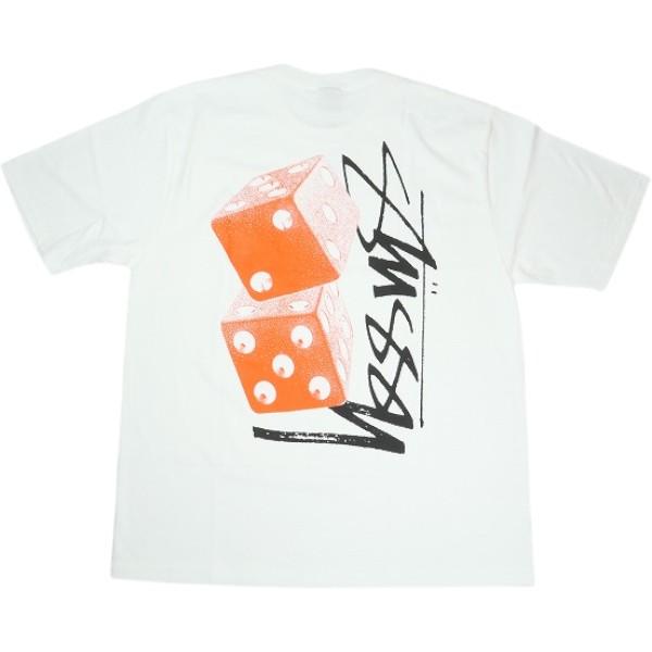 STUSSY ステューシー 26SS TALL DICE TEE WHITE Tシャツ 白 Size 【XL】 【新古品・未使用品】 30005602