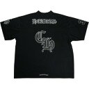 CHROME HEARTS クロム・ハーツ Mesh Stadium Football Jersey Black メッシュジャージ 黒 Size 【M】 【新古...