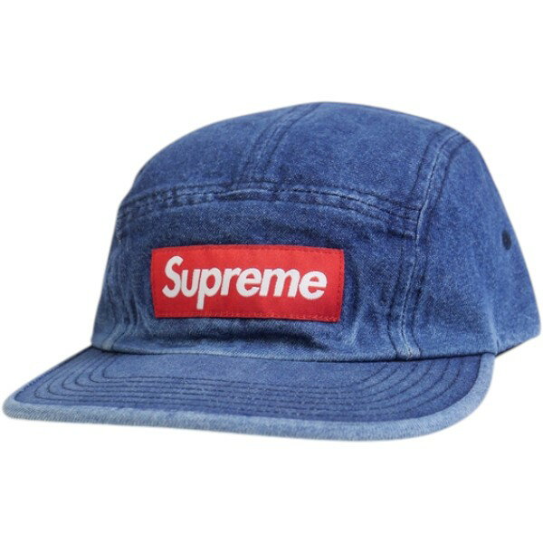 楽天市場】Supreme Denim Leather Visor Camp Capの通販