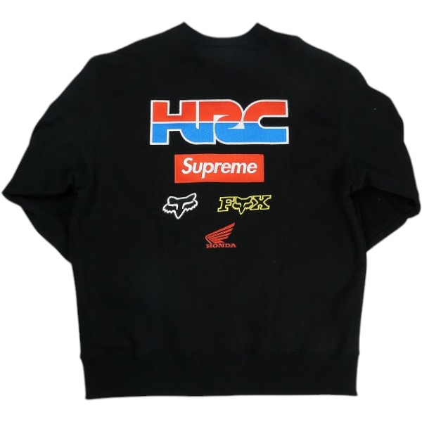 樂天商城 - SUPREME シュプリーム 19AW Honda Fox Racing Crewneck Black クルーネックスウェット 黒 Size 【L】 【中古品-良い】 30011028