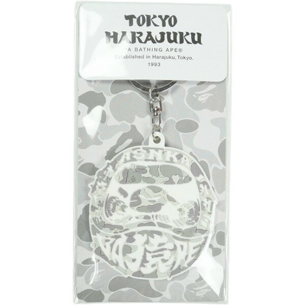 樂天商城 - A BATHING APE ア ベイシング エイプ BAPE STORE HARAJUKU RUBBER KEYCHAIN GRAY 原宿店舗限定キーチェーン 灰 Size 【フリー】 【新古品・未使用品】 30011056