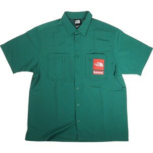 楽天ブランド古着のフールズジャッジSUPREME シュプリーム ×The North Face 22SS Trekking S/S Shirt Dark Green 半袖シャツ 緑 Size 【M】 【新古品・未使用品】 20815937