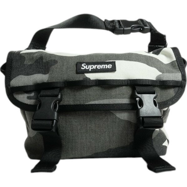 SUPREME シュプリーム 25SS Mini Messenger Bag Snow Camo メッセンジャーバッグ 白黒 Size 【フリー】 【新古品・未使用品】 20840683