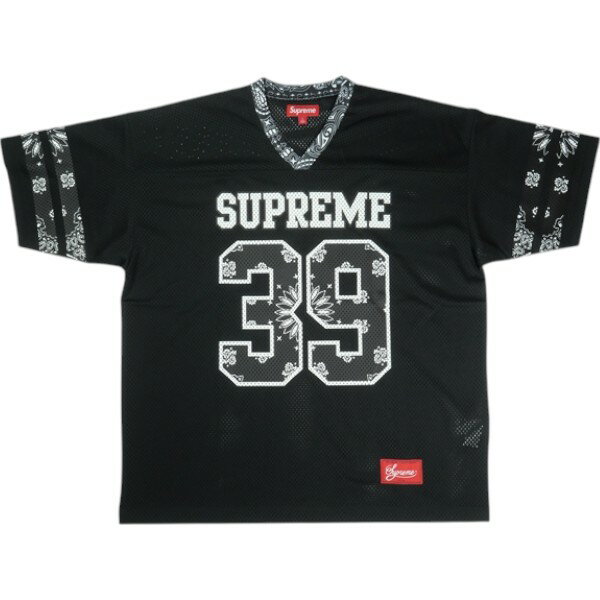 乐天商城 - SUPREME シュプリーム 25SS Bandana Football Jersey Black フットボールジャージ 黒 Size 【L】 【新古品・未使用品】 20840936