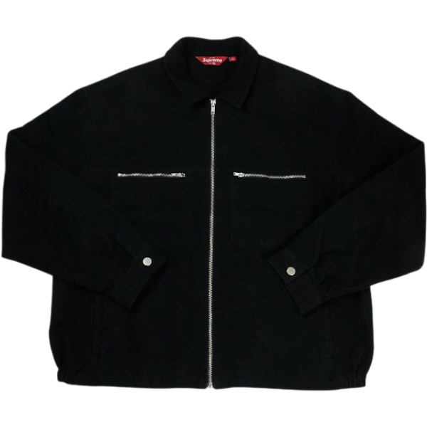乐天商城 - SUPREME シュプリーム 25SS Moleskin Work Jacket Black ジャケット 黒 Size 【XL】 【中古品-良い】 30006120