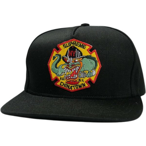 樂天商城 - SUPREME シュプリーム 22AW FDNY Engine 9 5-Panel Black キャップ 黒 Size 【フリー】 【中古品-良い】 30006135