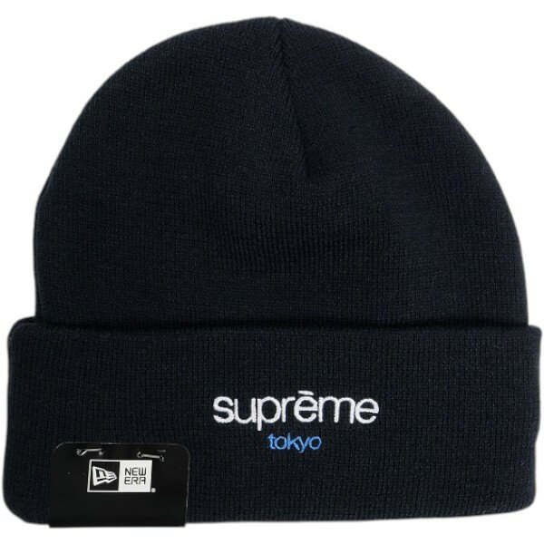 乐天商城 - SUPREME シュプリーム ×New Era 25FW Classic Logo Shop Beanie 日本限定ビーニー 紺 Size 【フリー】 【新古品・未使用品】 30006234