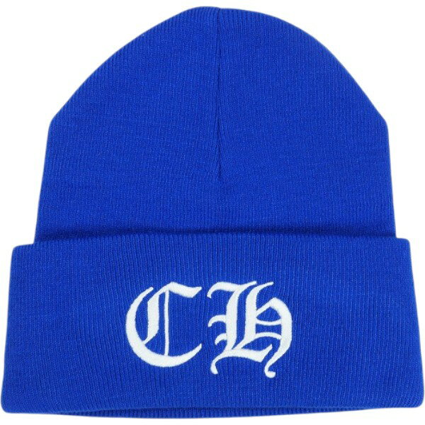 乐天商城 - CHROME HEARTS クロム・ハーツ CH WATCH CAP BLUE/WHITE ビーニー 青 Size 【フリー】 【新古品・未使用品】 30006313