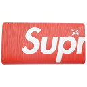 ルイヴィトン エピ 財布（レディース） SUPREME シュプリーム ×Louis Vuitton ルイヴィトン 17AW PF. BRAZZA SP EPI Red 長財布 ウォレット 赤 Size 【フリー】 【新古品・未使用品】 20778881