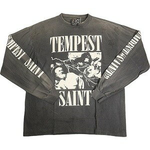 乐天商城 - SAINT MICHAEL セント マイケル 24AW LS TEE/TEMPEST / BLACK ロンT 黒 Size 【L】 【新古品・未使用品】 20807867