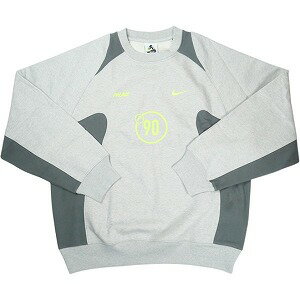 Palace Skateboards パレススケートボード ×Nike 25FW Total P90 Crew Grey Marl クルーネックスウェット 灰 Size 【S】 【新古品・未使用品】 20828826