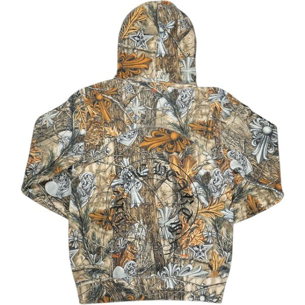 CHROME HEARTS クロム・ハーツ ×NIKE NOCTA PULLOVER HOODIE CH MULTI MOTIF REAL TREE CAMO パーカー 茶 Size 【L】 【新古品・未使用品】 20839510