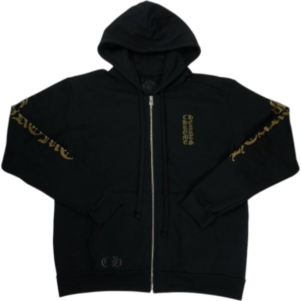 乐天商城 - CHROME HEARTS クロム・ハーツ VRCT FULL ZIP HOODIE BLACK/OLIVE ジップパーカー 黒 Size 【XL】 【新古品・未使用品】 20839512