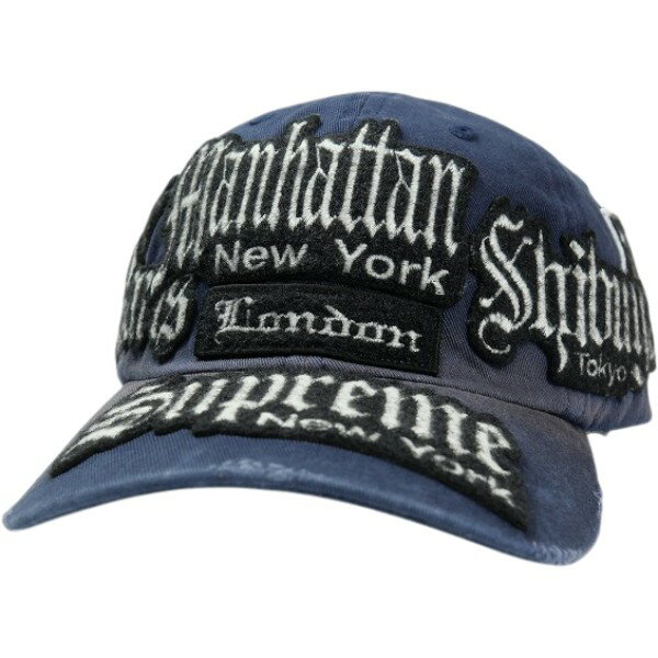 Cap - SUPREME シュプリーム 26SS City Patches 6-Panel Navy キャップ 紺 Size 【フリー】 【新古品・未使用品】 30006425