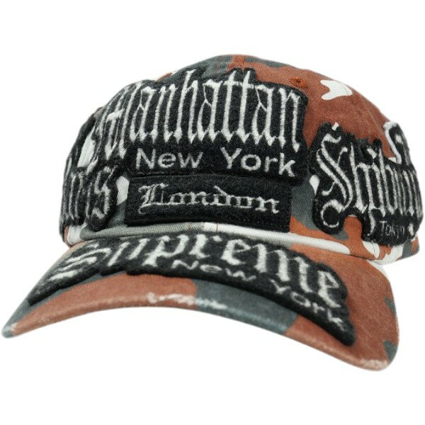 乐天商城 - SUPREME シュプリーム 26SS City Patches 6-Panel Red Camo キャップ 赤 Size 【フリー】 【新古品・未使用品】 30006428