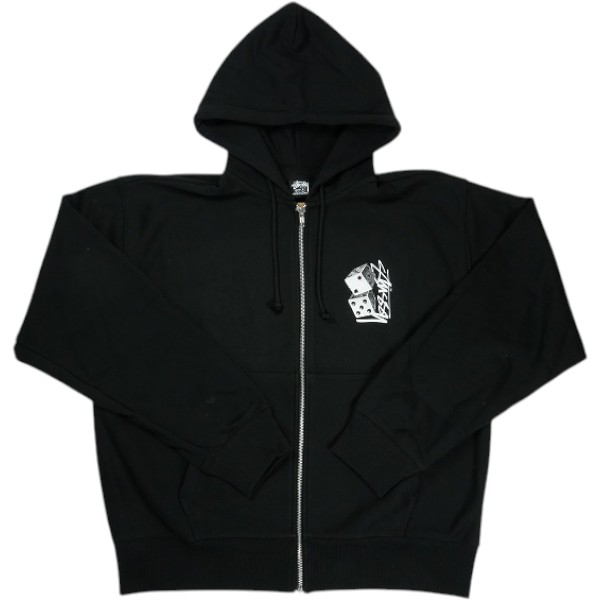 乐天商城 - STUSSY ステューシー 26SS TALL DICE ZIP HOODIE BLACK ジップパーカー 黒 Size 【M】 【新古品・未使用品】 30006431
