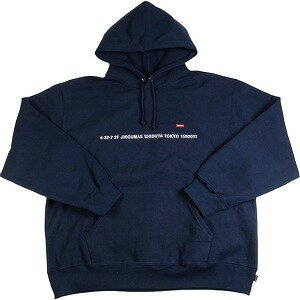 SUPREME シュプリーム 23AW Shop Small Box Hooded Sweatshirt Navy 東京限定スウェットパーカー 紺 Size 【L】 【新古品・未使用品】 20828815(4)